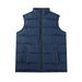 Gilet matelassé d'hiver pour homme - Veste matelassée légère sans manches, col montant, fermeture éclair sur le devant, poches décoratives, indispensable pour la superposition décontractée._voghion.com