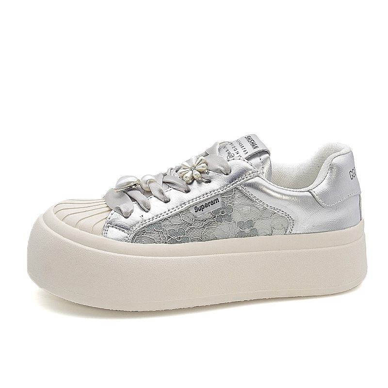 Sandalias de verano para mujer con cabeza de concha, suela suave, malla transpirable, piel auténtica, versátiles y casuales._voghion.com