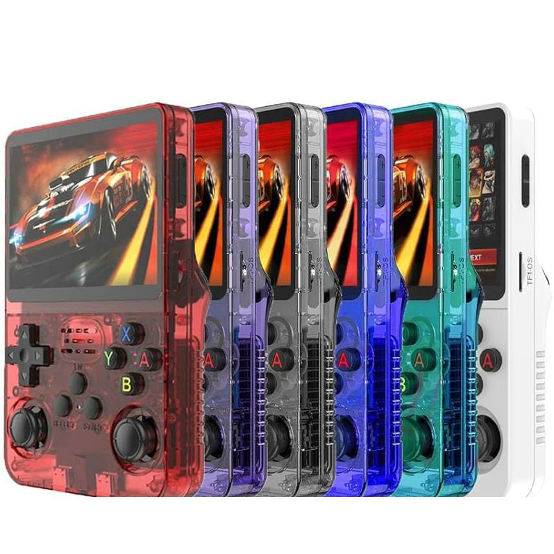 New R36s handheld console, nostalgic arcade all-in-one portable open-source game console_voghion.com
