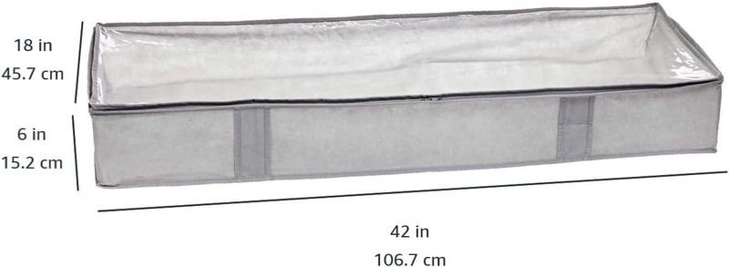 choiceness Aufbewahrungstaschen für unter das Bett – 2er-Pack mit Sichtfenster_voghion.com