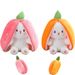 Adorable Transformable Fruit Rabbit Plush Toy_voghion.com