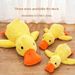 Pet Products Cat Self-Hi Duck Grinding Teeth Biting Sound Cartoon Duck Dog Interactive Plush Toy Accompanying Sleeping Duck_voghion.com