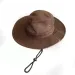 Nieuwe aankomsten Outdoor Bucket Heren Zomer Ademend Panama Cap Katoen Jungle Vissen Mesh Hoed Wandelen Strand Zon Beschermers Caps voor Heren_voghion.com