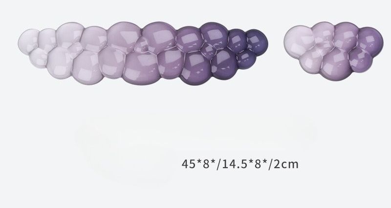 Cloud Keyboard Hand Rest Silicone Transparent Wrist Rest Gradual Change Mouse Pad Office Mouse Hand Rest_voghion.com