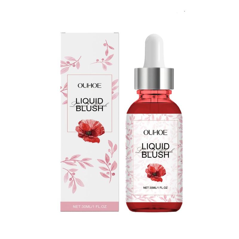 OUHOE Blush Serum Facial Natural Red Color Delicate Light Naked Makeup Long-Lasting Not Easy To Remove Makeup_voghion.com