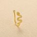 Piercing de nariz em forma de S, estilo leve e luxuoso, para comércio exterior, transfronteiriço, europeu e americano, simples, enrolamento, pequena cobra, piercing de narina, unha_voghion.com