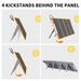 100W 18V Portable Solar Panel; Flashfish Foldable Solar Charger With 5V USB 18V DC Output Type-C Output Compatible With Portable Generator; Smart_voghion.com