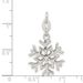 Sterling Silver Polished Snowflake Charm_voghion.com
