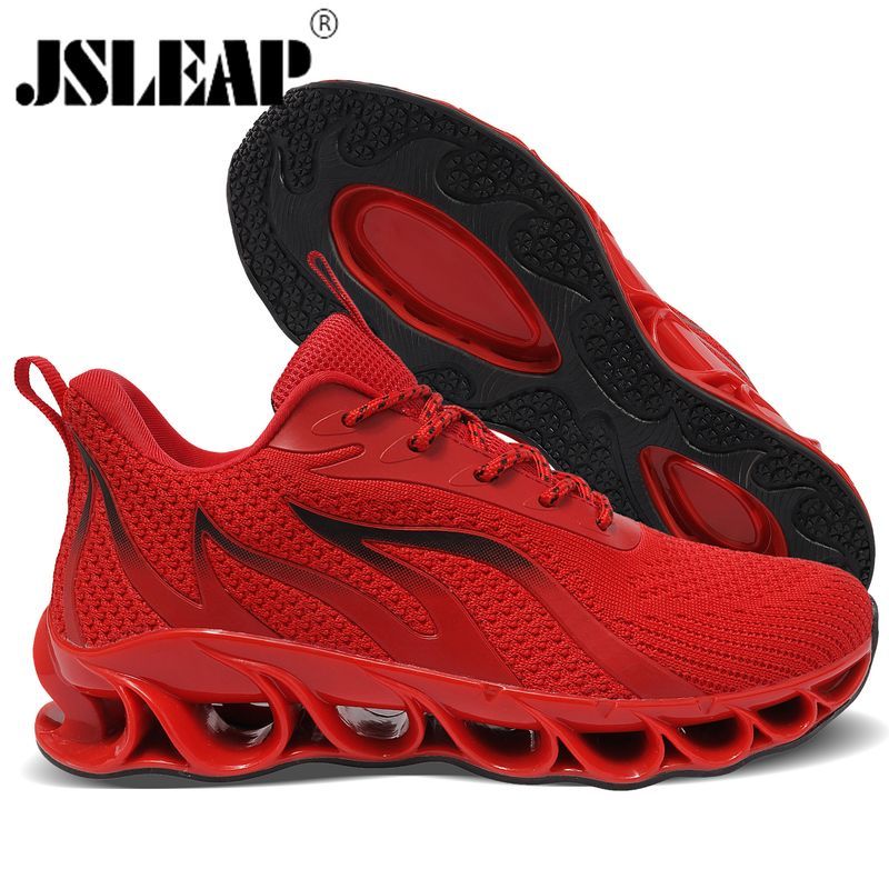 JSLEAP Scarpe da passeggio per palestra da corsa con lama in mesh da uomo Just So Sneaker_voghion.com