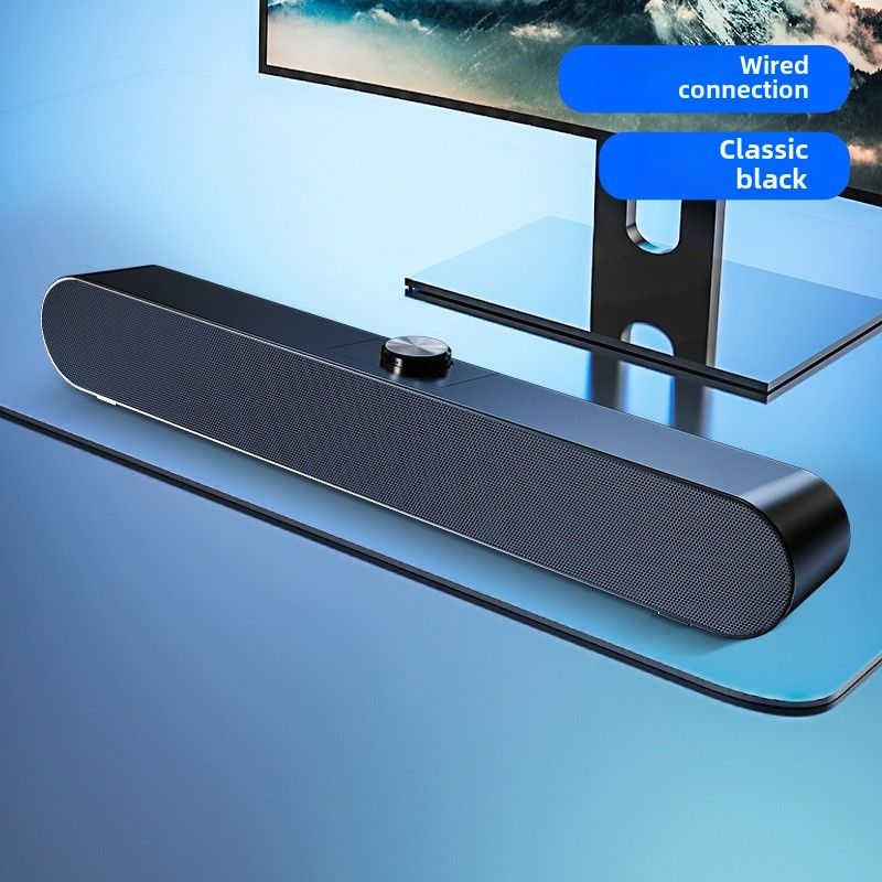 Computer stereo with microphone function notebook mini small speaker long multimedia bluetooth subwoofer_voghion.com