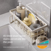 Dishcloth Draining Rack - Kitchen Household Narrow Edge Sponge Wiper Faucet Dishwashing Sink Storage Organizer_voghion.com