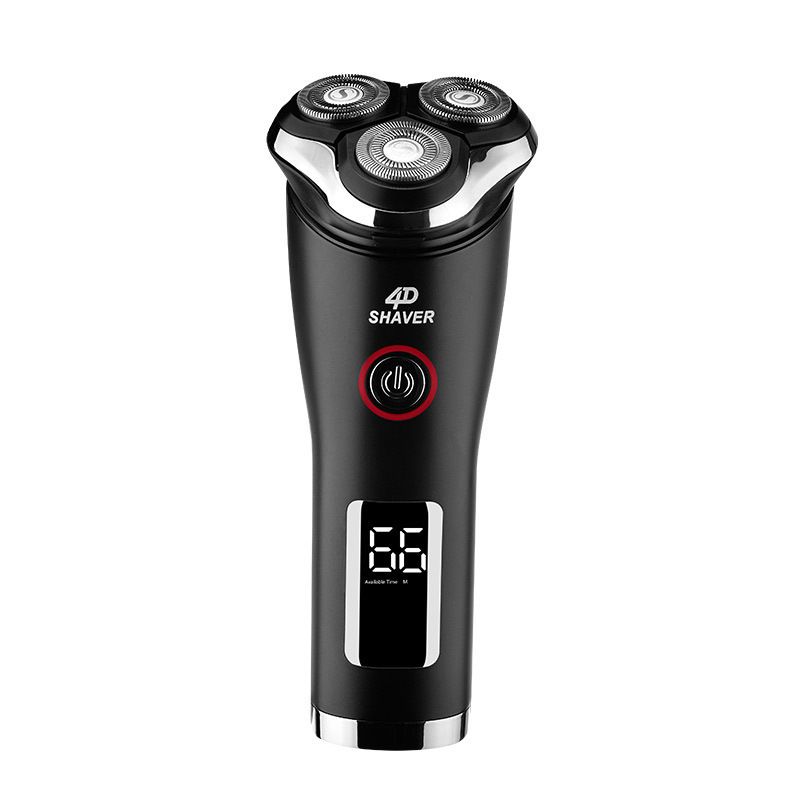 Rasoio elettrico galleggiante 3D impermeabile rotante multifunzionale intelligente a ricarica completa_voghion.com