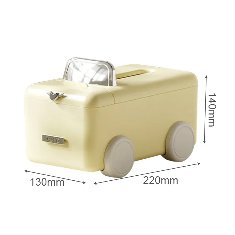 Creative Car Tissue Box Multifunctional Plastic Living Room Paper Box Desktop Decoration Storage Box And Phone Bracket For Home_voghion.com