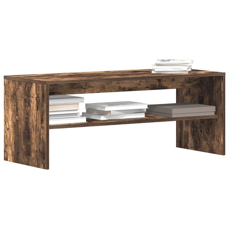 TV-Schrank Räuchereiche 100x40x40 cm Holzwerkstoff_voghion.com