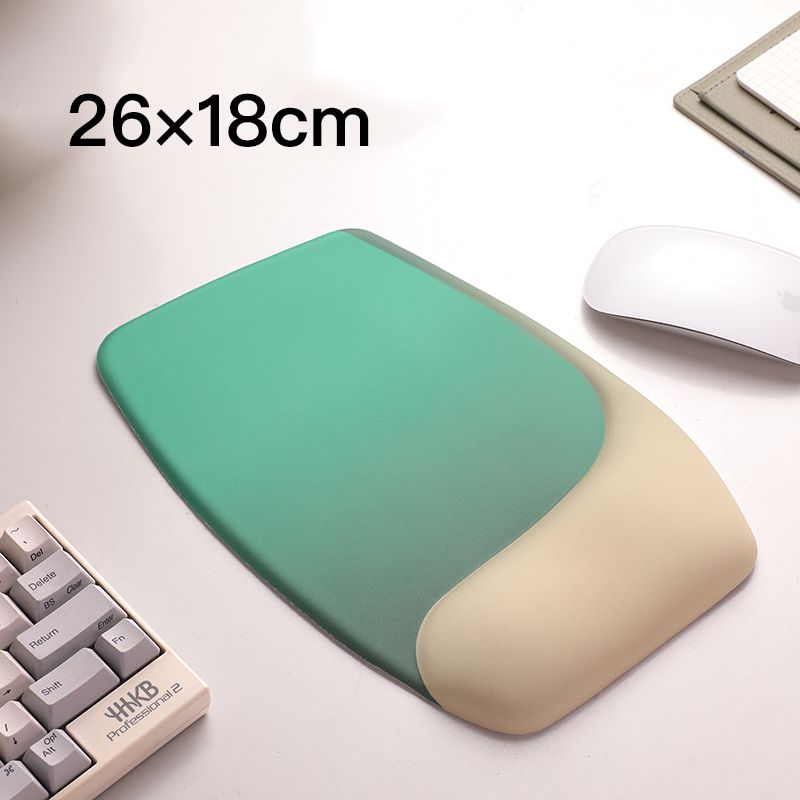 Supporto per tastiera in memory foam con supporto per polso in gel di silice di qualità imbattibile, per ufficio, poggiapolsi, tappetino per mouse, morbido e quadrato._voghion.com