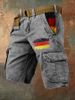 Unbeatable Quality Independence Day Flag 3D Digital Printed Work Pants, Loose And Trendy Men's Sports Shorts_voghion.com