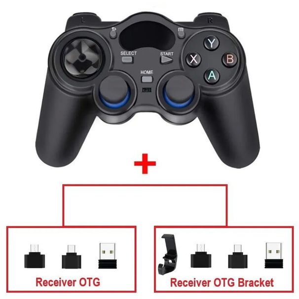 2.4G Controller Gamepad Wireless Joystick With OTG Converter_voghion.com