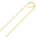 10k Yellow Gold Adjustable Sparkle Chain 1.5mm_voghion.com