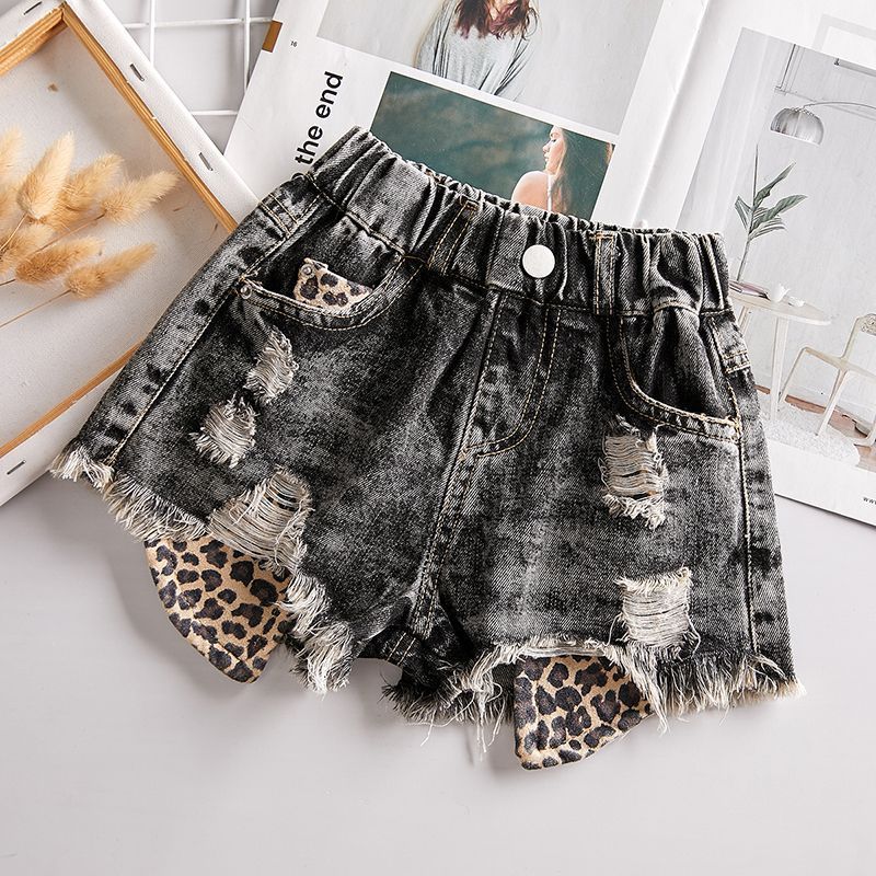 Kinderkleidung Mädchen zerrissene Jeans-Shorts neue Sommer-Stil Shorts Baby_voghion.com