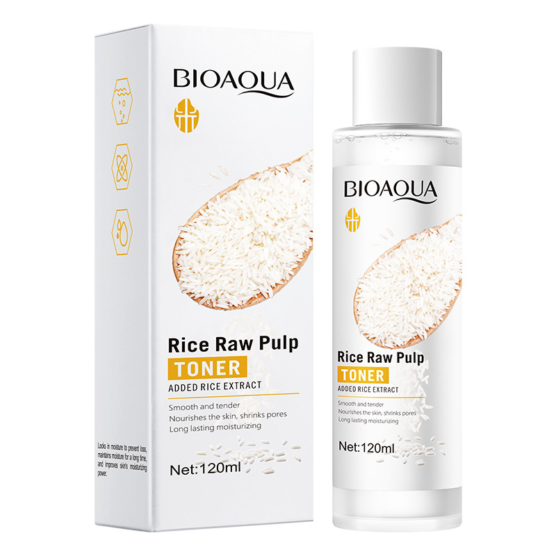 BIOAOUA Tonico al latte di riso e acqua addolcente idratante per la cura della pelle_voghion.com
