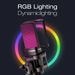 Zealsound RGB USB Gaming Kondensator Mikrofon Für PC PS4 PS5 mit Pop Filter Und Kopfhörer Ausgang, Mikrofon für_voghion.com