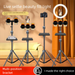 Thickened Carbon Steel Dual-Position Phone Live Streaming Stand With Fill Light Outdoor Anchor Tripod For Photography_voghion.com