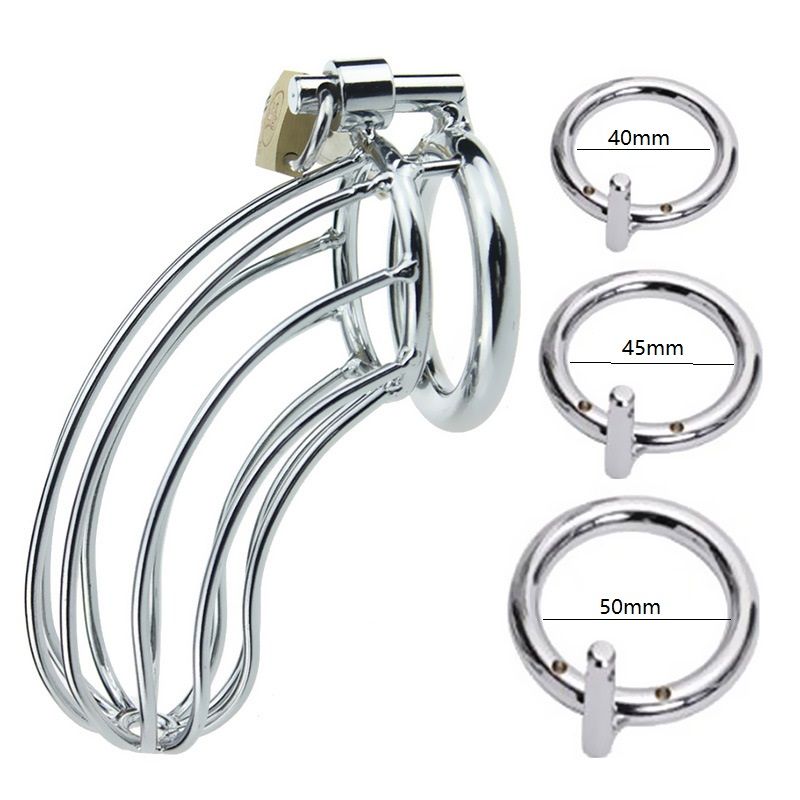 Kuisheid 40/45/50mm Mannelijk Apparaat Riem Rvs Metalen Kooi Terughoudendheid Speeltjes Voor Mannen/Gay Ring Adu_voghion.com