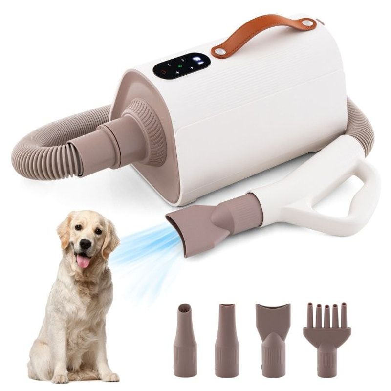 1 Pc Dog Cat Hair Blower With Negative Ion Function And Adjustable Temperature_voghion.com