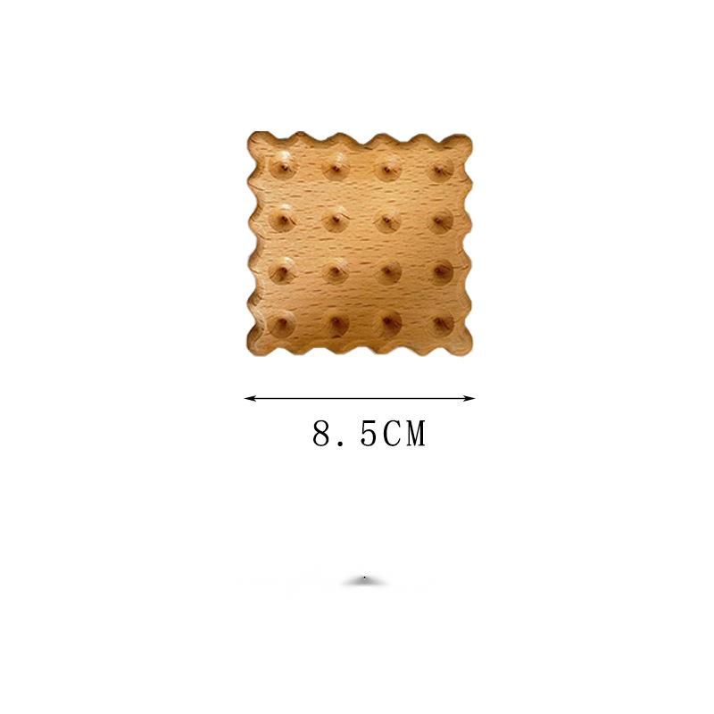 Creative Cookie Solid Natural Wood Color Tea Mug Milk Coffee Coaster Cup Mat Heat Insulation Pad_voghion.com