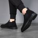 Euro Step 2025 Neue Brogue-Knöchelschuhe, trendige britische Lederschuhe, vielseitige Slip-On-Stiefel im koreanischen Stil für Herren_voghion.com