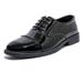 Heren casual leren schoenen zakelijke formele leren schoenen herenschoenen casual Britse trend Koreaanse stijl ademende heren bruidegom bruiloft schoenen_voghion.com