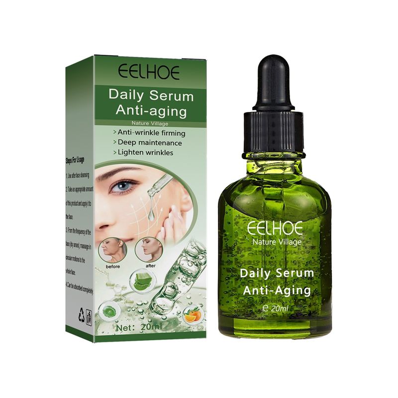 Siero per la rimozione delle rughe Rassodante Lifting Dissolvenza Linee sottili Riparazione Cerchio scuro Anti-età Anti-rughe Cura intensiva della pelle 20ml Donna_voghion.com