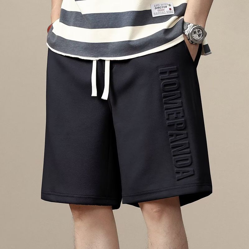 Pantaloncini sportivi estivi da uomo - Pantaloncini da basket in poliestere traspirante, elasticizzati, larghi, casual, per palestra e streetwear_voghion.com