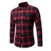 CT New Men's Slim Fit Floral Long Sleeve Fashion Business Casual Shirt_voghion.com