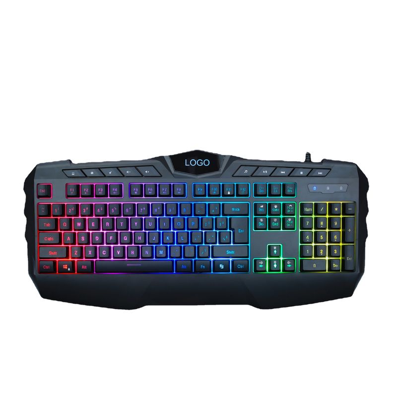 Nouveau clavier d'ordinateur de jeu mécanique filaire à 114 touches avec rétroéclairage RVB et clavier multimédia_voghion.com