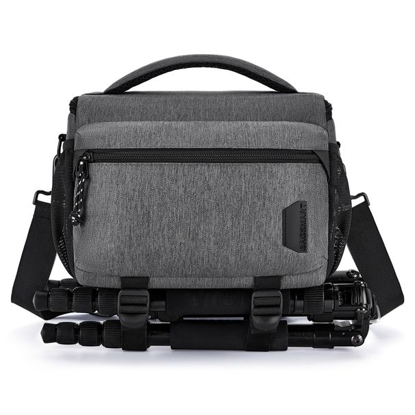 BagSmart Camera Bag With Tripod Holder Compact Photographer Shoulder Bags For DSLR SLR Waterproof Crossbody Cameras Case_voghion.com