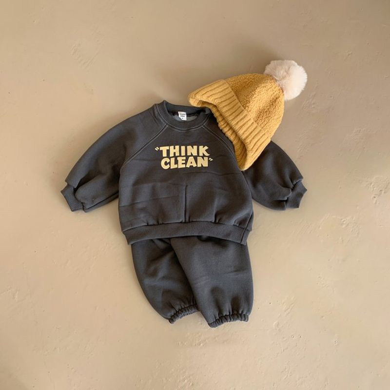 Inverno Novo Produto 2024 Masculino Feminino Bebê Médio e Pequeno Infantil Pelúcia Letra Edição Coreana Algodão Macio Plugue_voghion.com