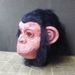 Gorilla Hood Halloween Horror Ball Animal Monkey Mask Cos Cute Wukong_voghion.com