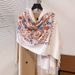 Sciarpa calda da donna in cashmere con ricamo etnico in stile etnico con nappa personalizzata e fiori e piante autunnali e invernali_voghion.com