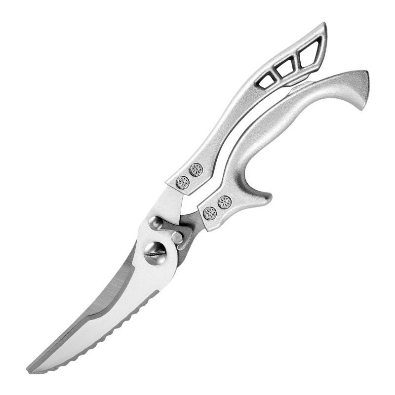 Kitchen Powerful Chicken Bone Shears Stainless Steel Multi-functional Fish Cutting All-steel Aluminum Handle Household_voghion.com
