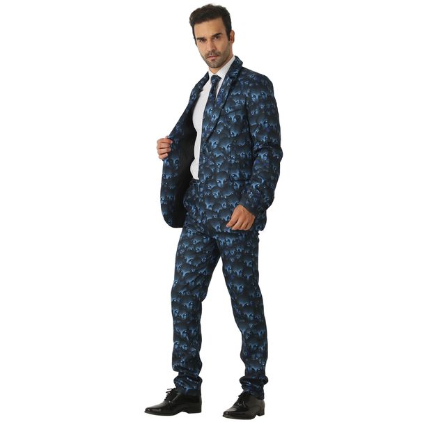 Kleidung: Alien Big Eyes Muster, personalisierter Anzug_voghion.com