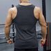 Men's Clothing Knitted Vertical Strip Fitness Sports Leisure Slim Vest Sleeveless Wide Shoulder Vest Men_voghion.com