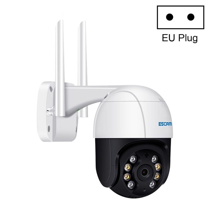 Telecamera IP WiFi intelligente QF518 da 5 MP, supporta rilevamento umanoide AI / monitoraggio automatico / visione notturna a doppia luce / archiviazione cloud / audio bidirezionale / scheda TF, spina: spina AU (bianco)_voghion.com