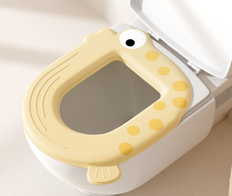 New Waterproof Cartoon Cover, All-Season Summer EVA Cushion, Thickened Toilet Seat Pad_voghion.com