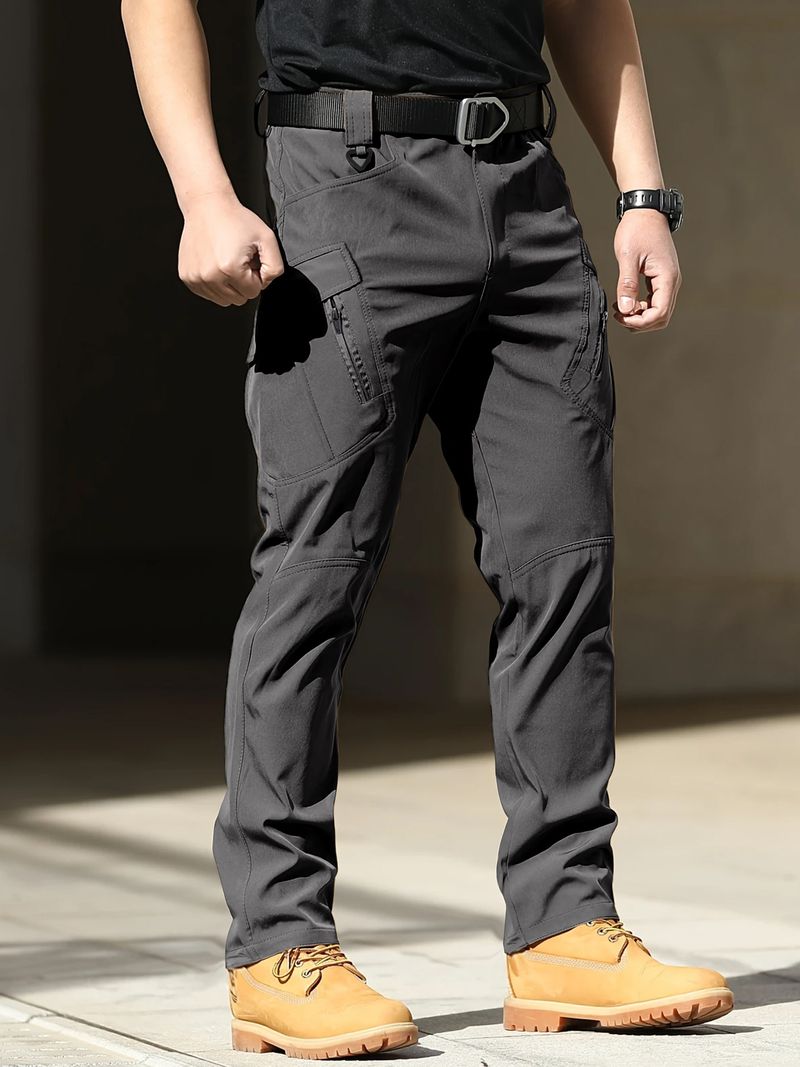 Pantalons tactiques militaires pour hommes, pantalons cargo multi-poches imperméables pour l'extérieur, pantalons de travail durables pour la randonnée, le camping et les voyages_voghion.com