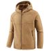 Herren Fleecejacke mit Kapuze – warmer Pullover mit Reißverschluss für den Winter im Freien, weiches Sherpa-Futter, winddichter Freizeitmantel_voghion.com