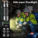 Cross-Border New White Laser Strong Flashlight Digital Display Multi-Function Side Portable Outdoor Emergency Light_voghion.com