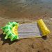 Pineapple Inflatable Floating Bed Foldable PVC Pool Float For Kids With Safety Net Tropical Fruit Series Water Hammock For Beach Backyard_voghion.com