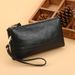 Neue modische Handtasche für Damen mit langem Reißverschluss, große Kapazität, doppellagig, multifunktionale Telefontasche, Zero Wallet_voghion.com