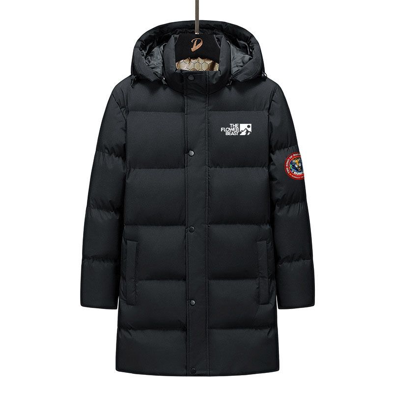 Men's Clothing Men's Clothing Three Dimensional Tiger Head INS Hot Selling Mid Length Technology Cotton Coat Men's Winter Graphene Cotton Coat Large_voghion.com